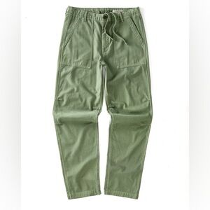 OUTERKNOWN Men's Off Duty Drab (Green) Casual The Field Pants- Size 36x32